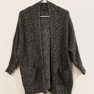 EUC Dark Grey American Eagle Knit Sweater Cardigan